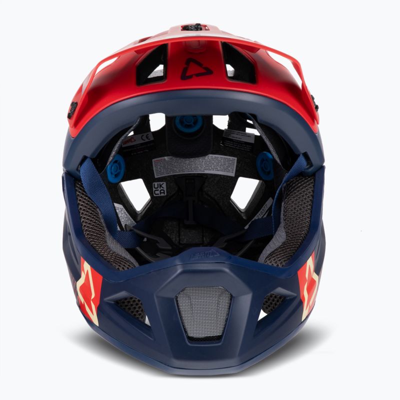 Шолом велосипедний Leatt MTB 3.0 Enduro V21.2 червоно-синій 1021000661 2
