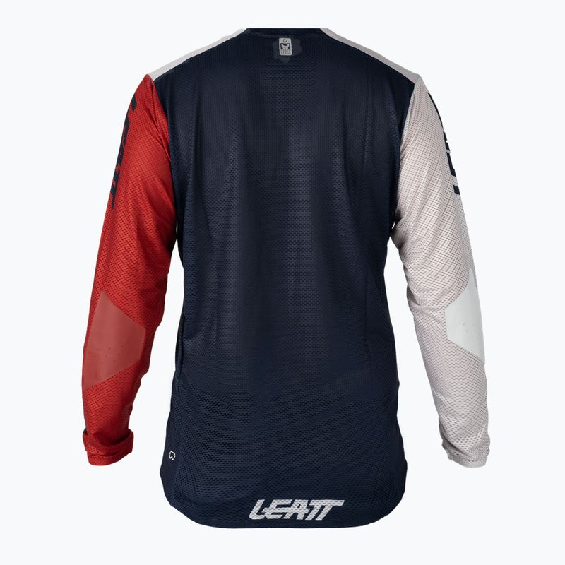 Велофутболка чоловіча Leatt MTB 4.0 Ultraweld біло-синя 5021120400 2