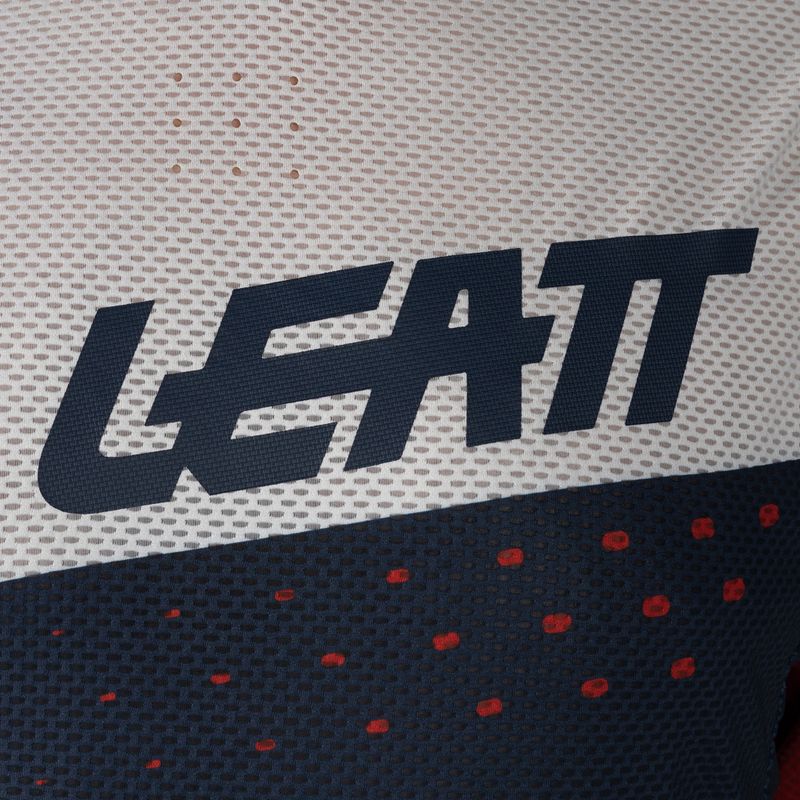 Велофутболка чоловіча Leatt MTB 4.0 Ultraweld біло-синя 5021120400 3