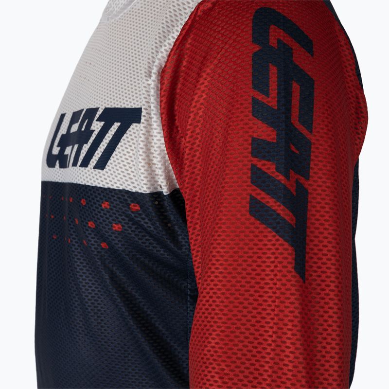 Велофутболка чоловіча Leatt MTB 4.0 Ultraweld біло-синя 5021120400 4