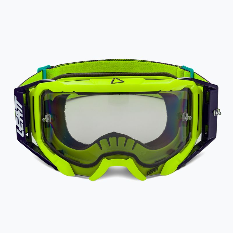 Маска велосипедна Leatt Velocity 5.5 neon yellow/light grey 8022010380 2