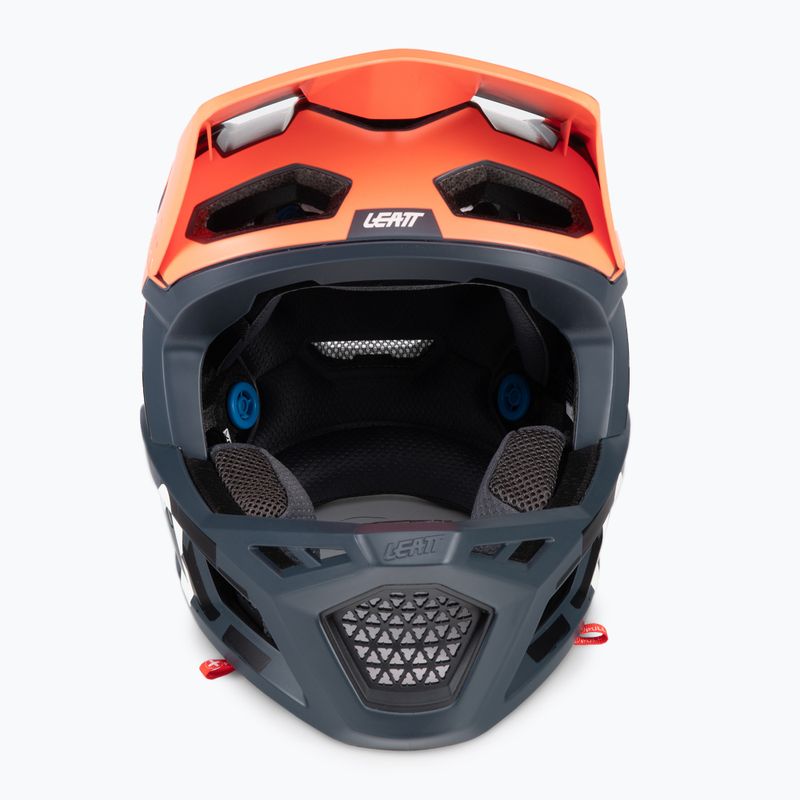 Шолом велосипедний Leatt MTB 4.0 Gravity V22 помаранчево-чорний 1022070512 2