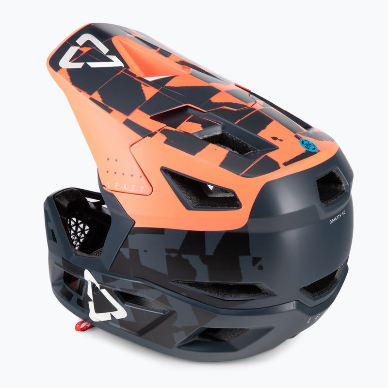 Шолом велосипедний Leatt MTB 4.0 Gravity V22 помаранчево-чорний 1022070512 4
