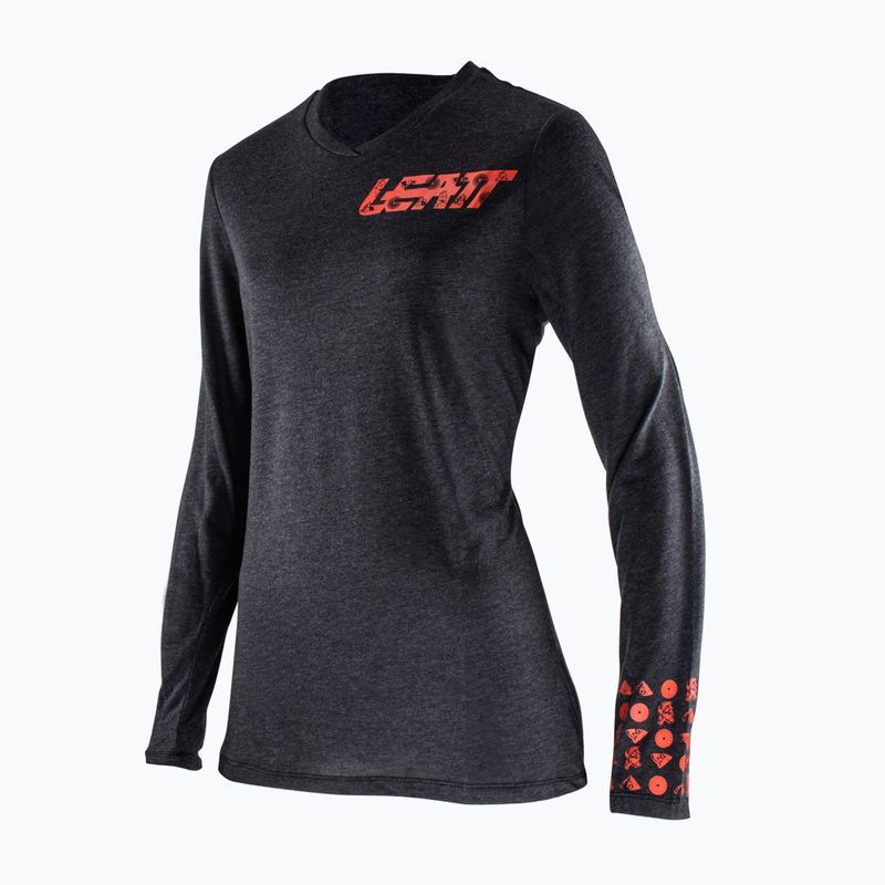 Велофутболка жіноча Leatt MTB Gravity 2.0 чорна 5022080650 2