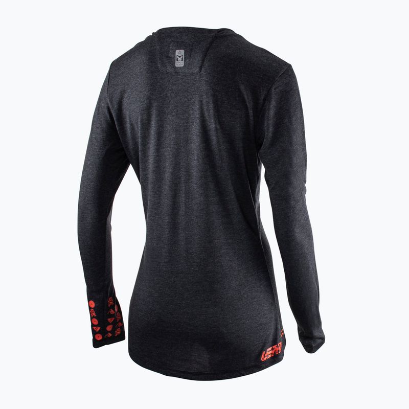 Велофутболка жіноча Leatt MTB Gravity 2.0 чорна 5022080650 4