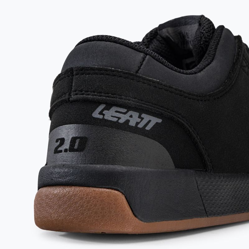 Кросівки велосипедні на платформі чоловічі Leatt 2.0 Flat 2022 black 8