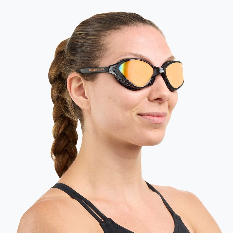 Окуляри для плавання BuddySwim OzeanX Mirror black / orange 6