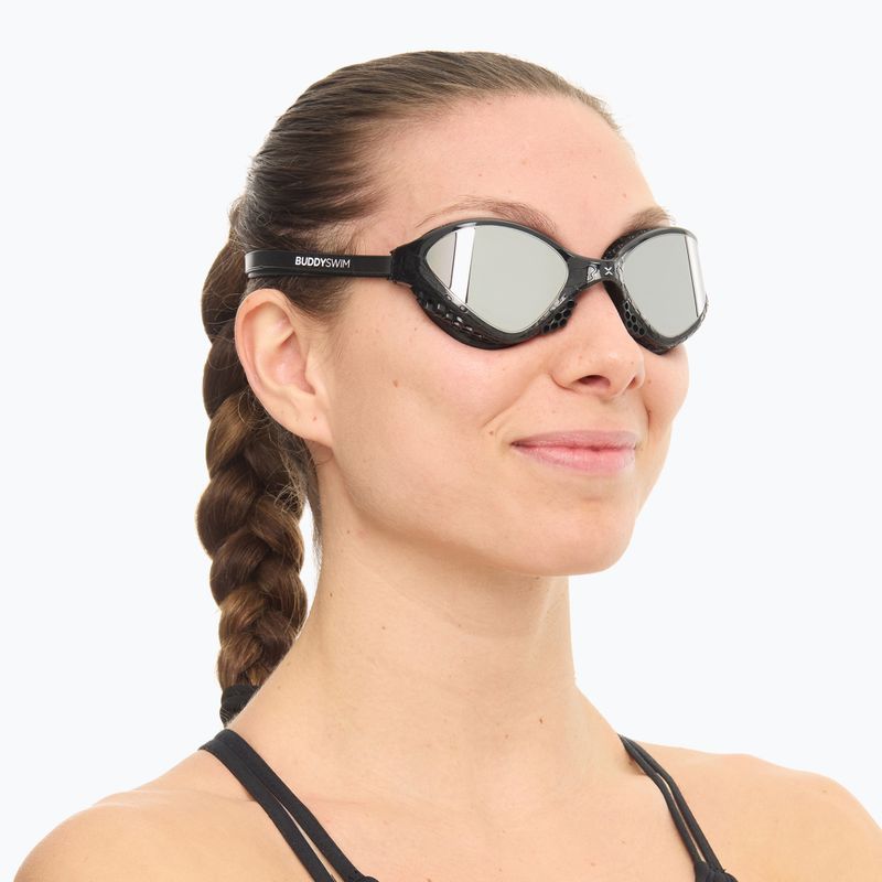 Окуляри для плавання BuddySwim OzeanX Mirror black / silver 6