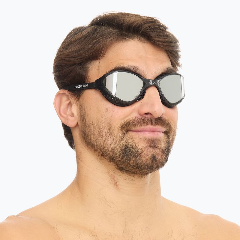 Окуляри для плавання BuddySwim OzeanX Mirror black / silver 7