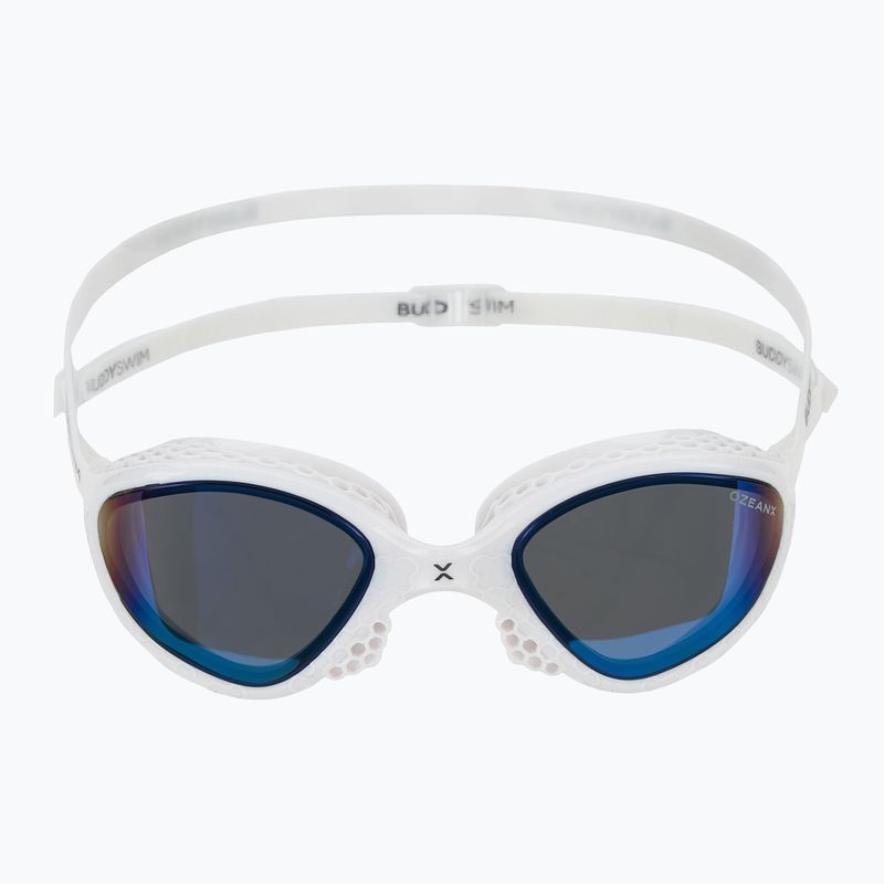 Окуляри для плавання BuddySwim OzeanX Mirror white / blue 2