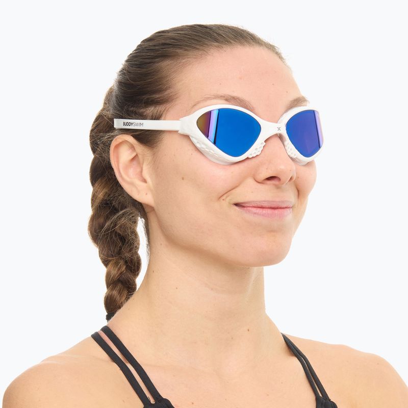 Окуляри для плавання BuddySwim OzeanX Mirror white / blue 6
