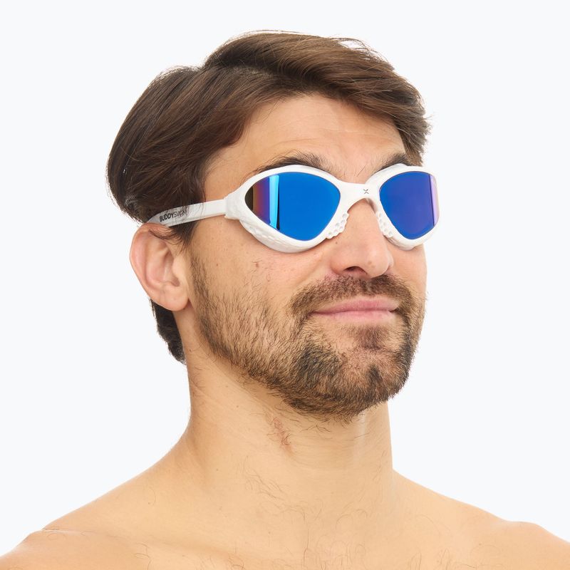 Окуляри для плавання BuddySwim OzeanX Mirror white / blue 7