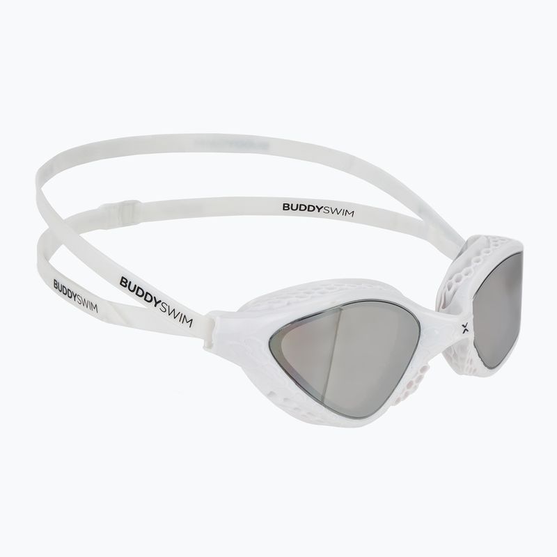Окуляри для плавання BuddySwim OzeanX Mirror white / silver