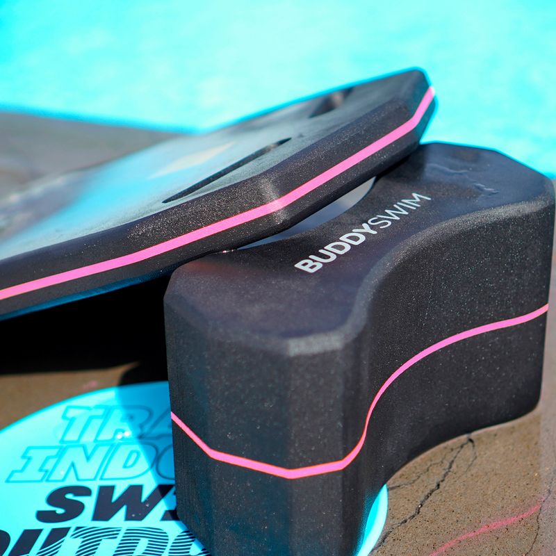 Дошка для плавання BuddySwim Pull Buoy black/pink 5