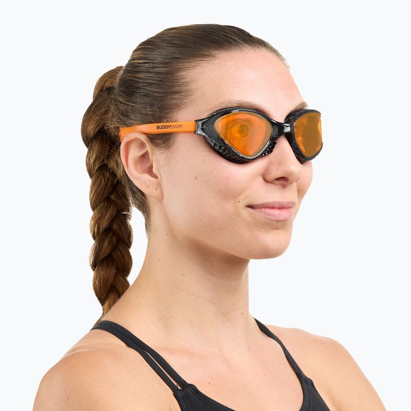 Окуляри для плавання BuddySwim Ozean black/orange/orange 3