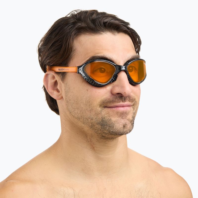 Окуляри для плавання BuddySwim Ozean black/orange/orange 4