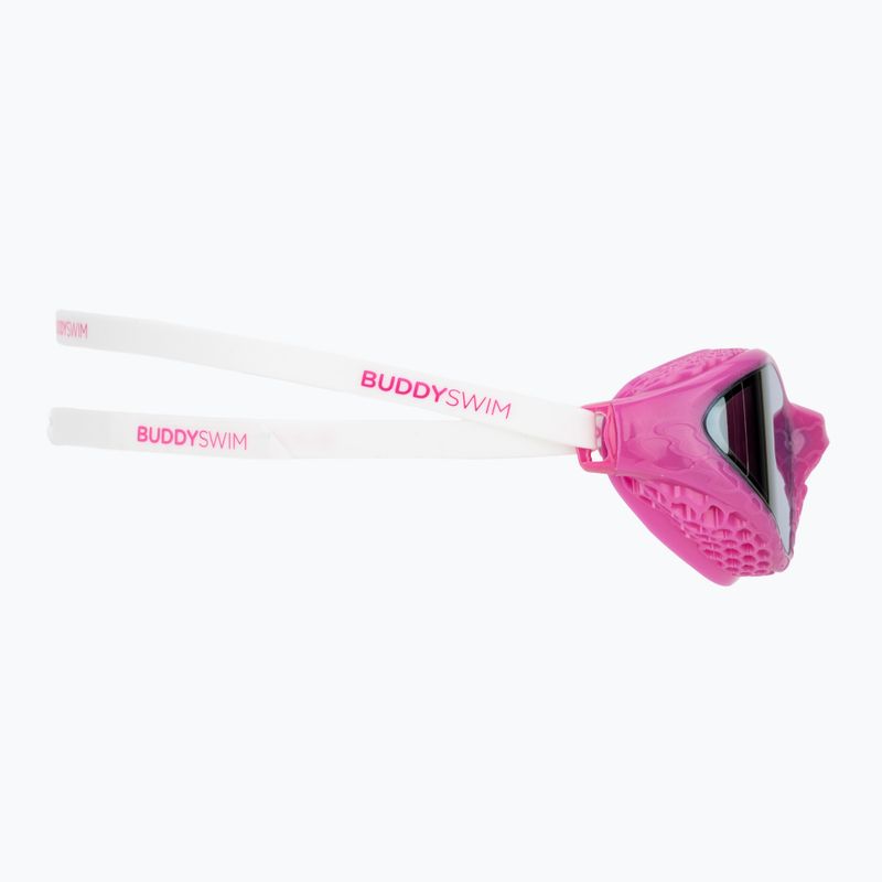 Окуляри для плавання BuddySwim OzeanX Mirror pink/white/iridium 3