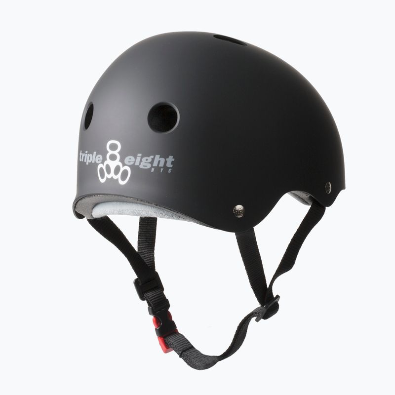 Шолом Triple Eight The Certified Sweatsaver black matte 2