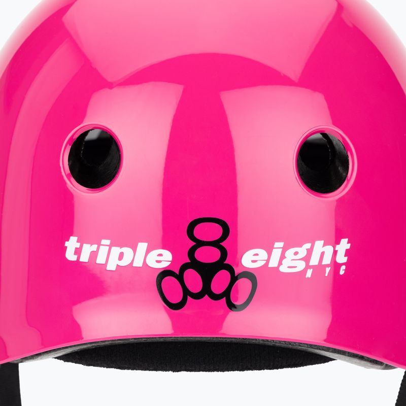 Шолом Triple Eight The Certified Sweatsaver pink glossy 7