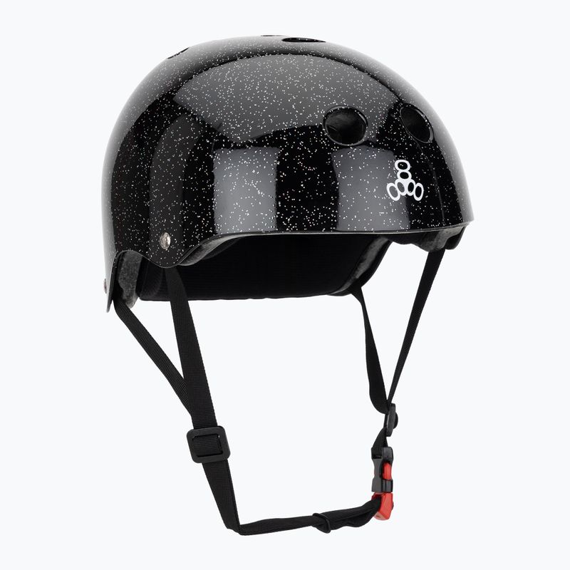 Шолом Triple Eight The Certified Sweatsaver black glitter