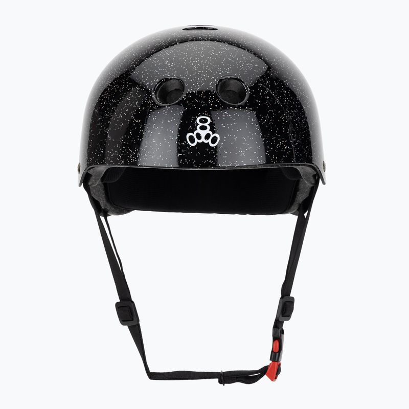 Шолом Triple Eight The Certified Sweatsaver black glitter 2