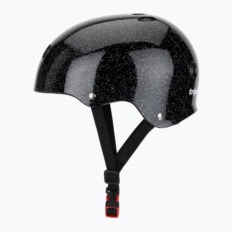 Шолом Triple Eight The Certified Sweatsaver black glitter 3