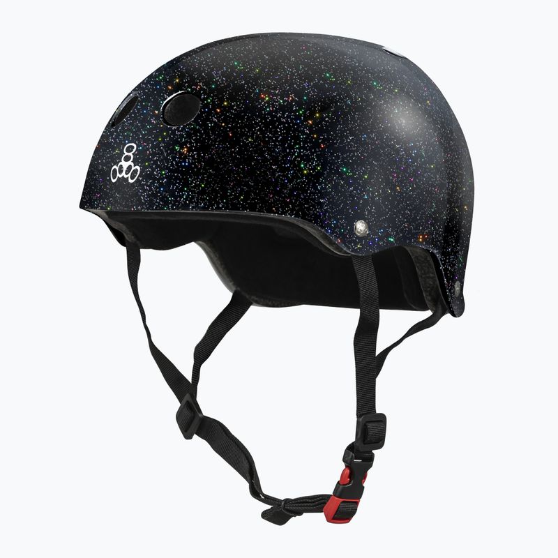 Шолом Triple Eight The Certified Sweatsaver black glitter