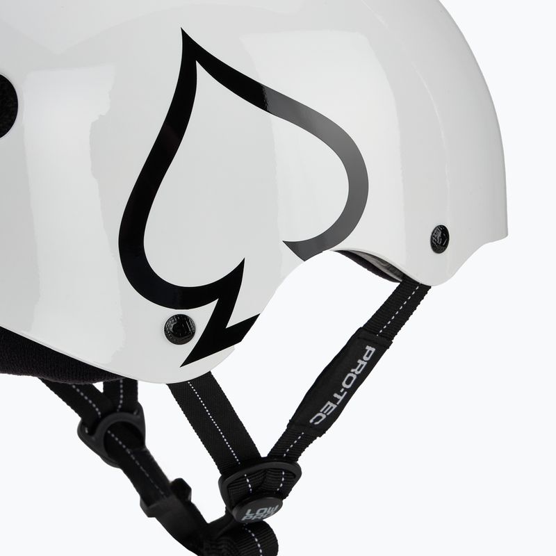 Шолом Pro-Tec Low Pro gloss white 7