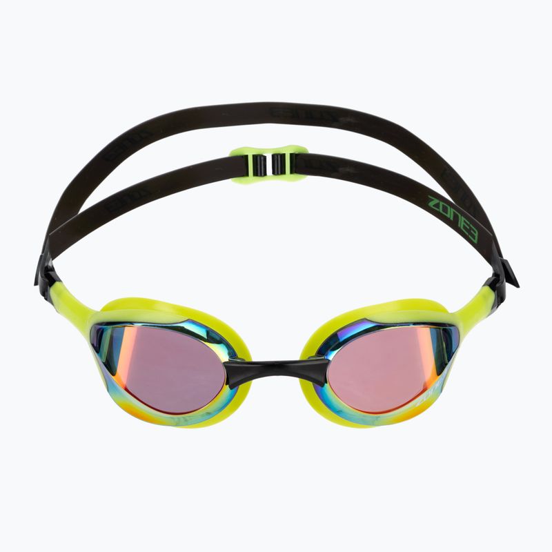 Окуляри для плавання ZONE3 Volare Streamline Racing lime/black 2
