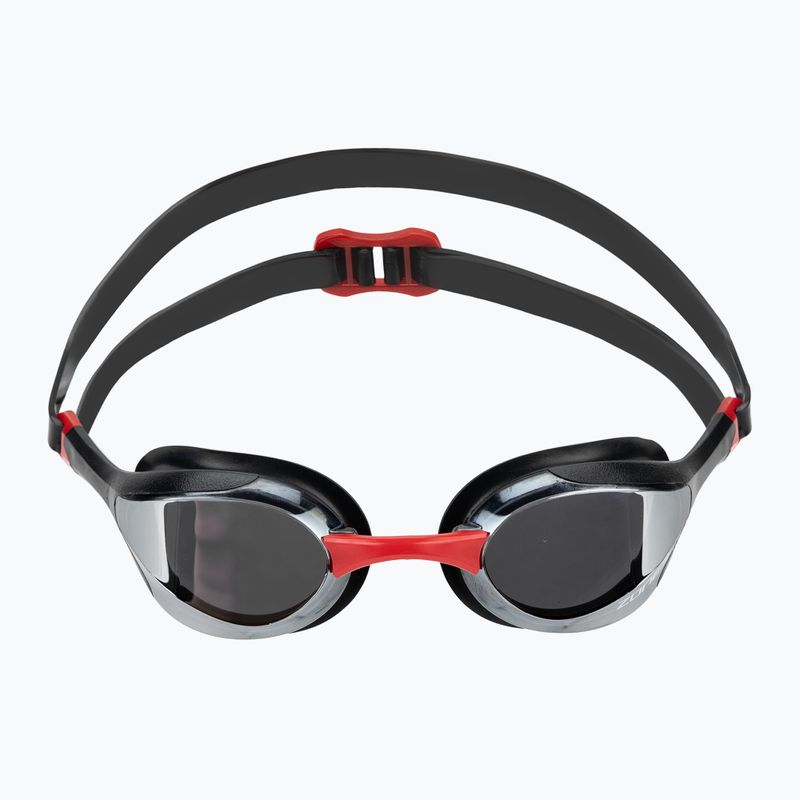 Окуляри для плавання ZONE3 Volare Streamline Racing black/red/silver polarized mirror revo 2