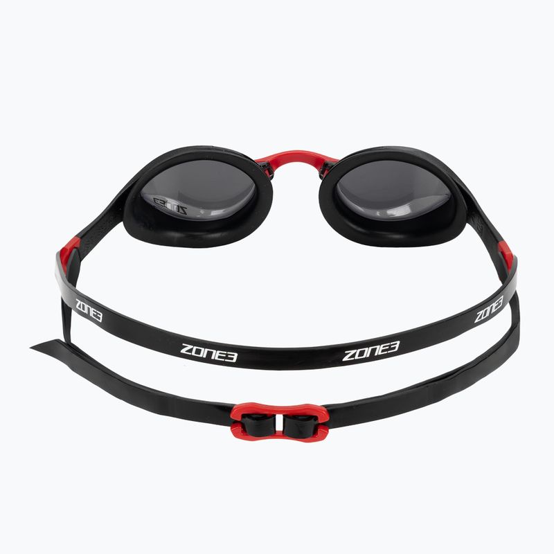 Окуляри для плавання ZONE3 Volare Streamline Racing black/red/silver polarized mirror revo 4