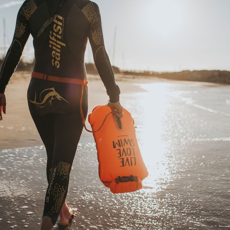 Буй страхувальний BuddySwim LLS Dry Bag 28 л orange 7