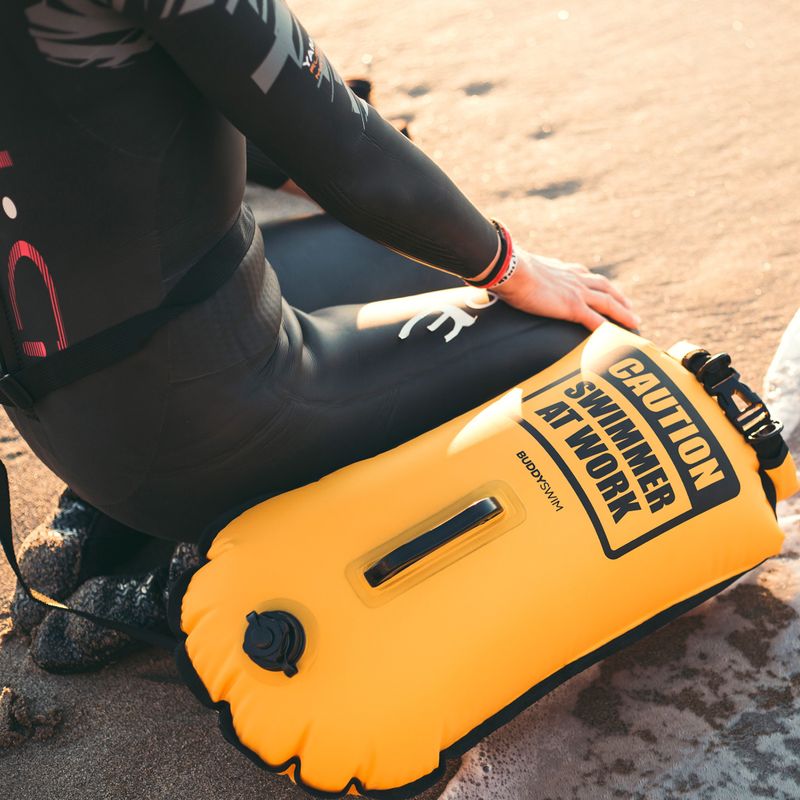 Буй страхувальний BuddySwim CSW Dry Bag 28 л yellow 6