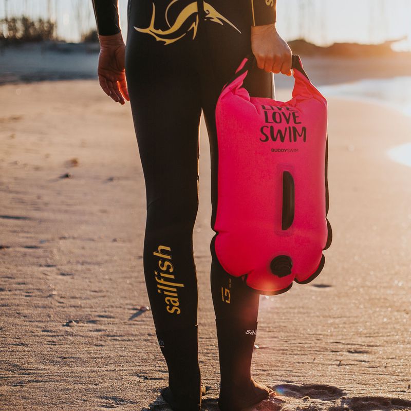 Буй страхувальний BuddySwim CSW Dry Bag 20 л pink 5
