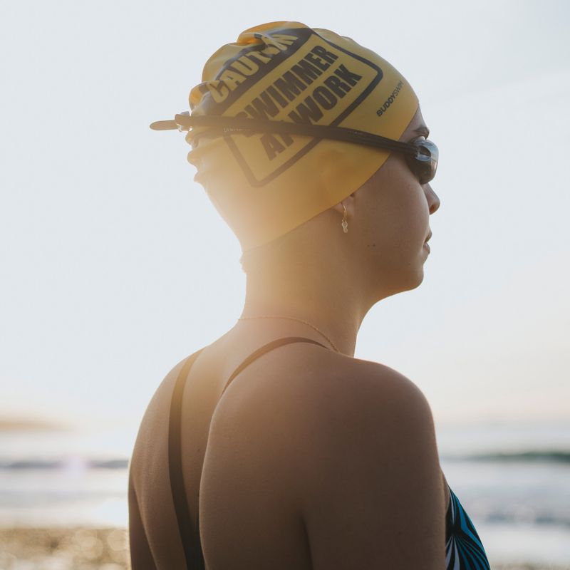 Шапочка для плавання BuddySwim CSW Silicone yellow 3