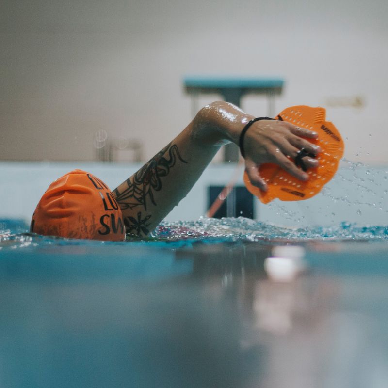 Весла для плавання BuddySwim Power Paddle orange 7