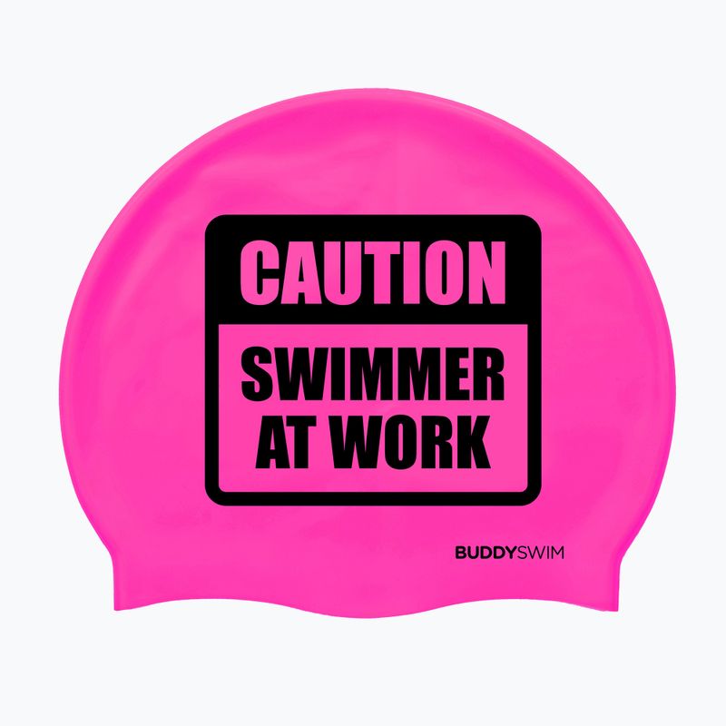 Шапочка для плавання BuddySwim CSW Silicone pink