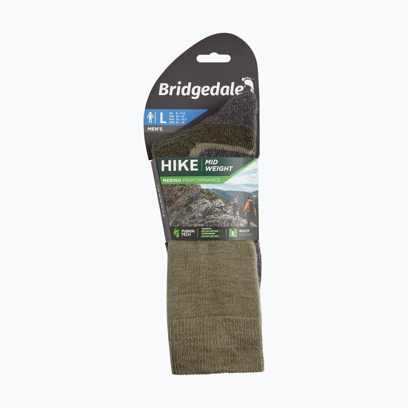 Шкарпетки чоловічі Bridgedale Heavyweight Performance Boot Original green 11