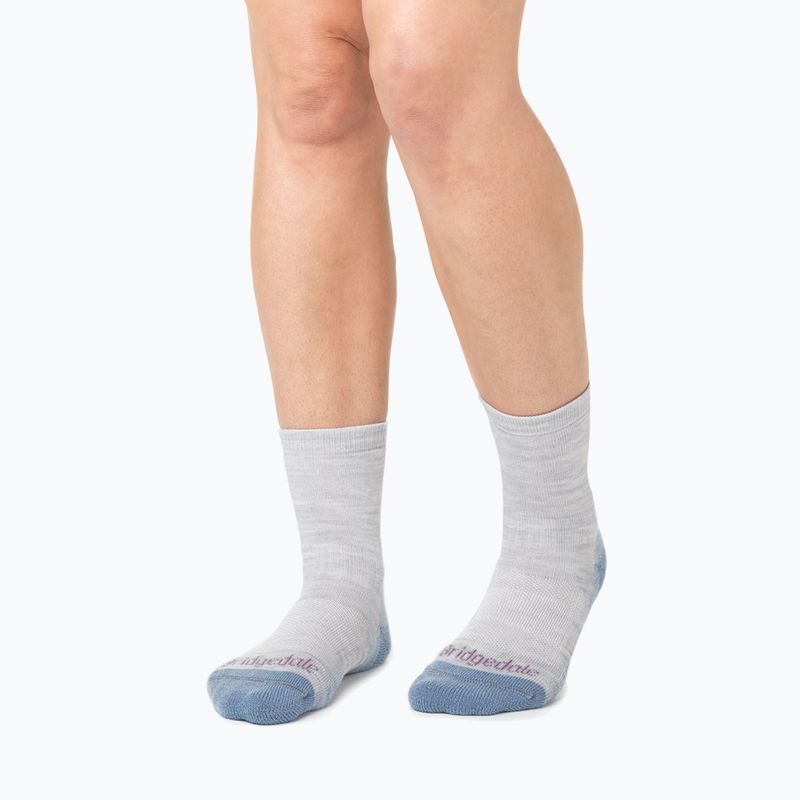 Шкарпетки жіночі Bridgedale Hike Lightweight Performance ¾ Crew grey/smoky blue 3