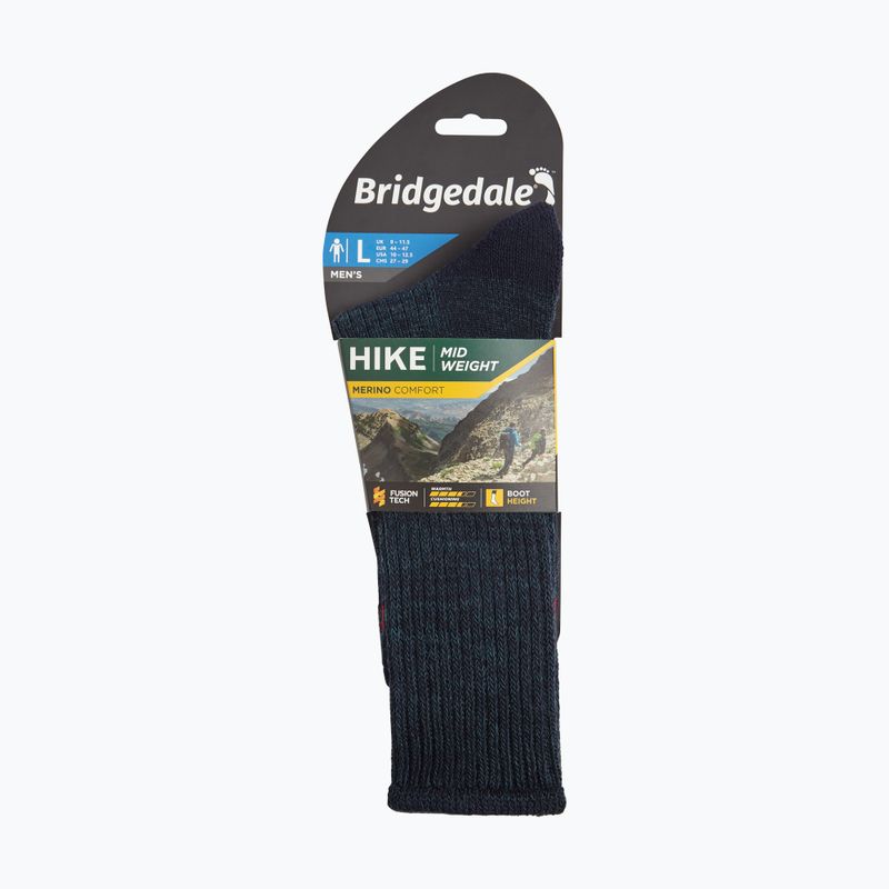 Шкарпетки чоловічі Bridgedale Midweight Merino Comfort Boot Original navy 4