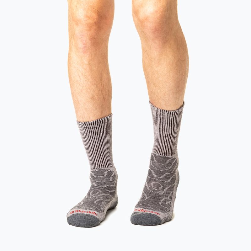 Шкарпетки чоловічі Bridgedale Lightweight Merino Comfort Boot Original grey 12