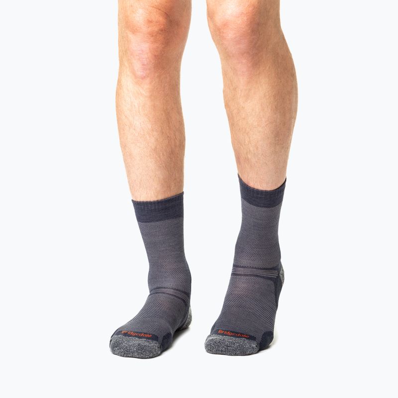 Чоловічі трекінгові шкарпетки Bridgedale Hike Ultralight Performance Crew navy 4