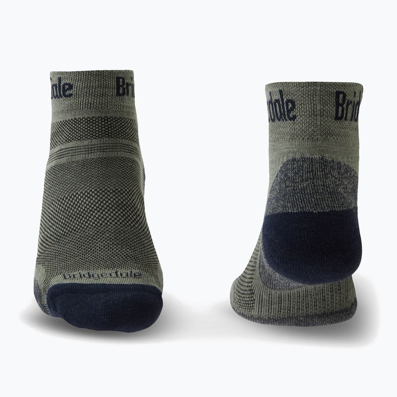 Чоловічі трекінгові шкарпетки Bridgedale Hike Ultralight Performance Ankle khaki/navy 2