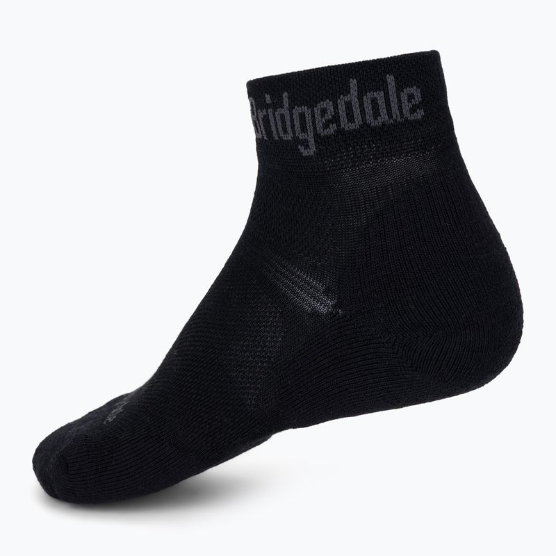 Чоловічі трекінгові шкарпетки Bridgedale Hike Ultralight Performance Ankle black/grey 2