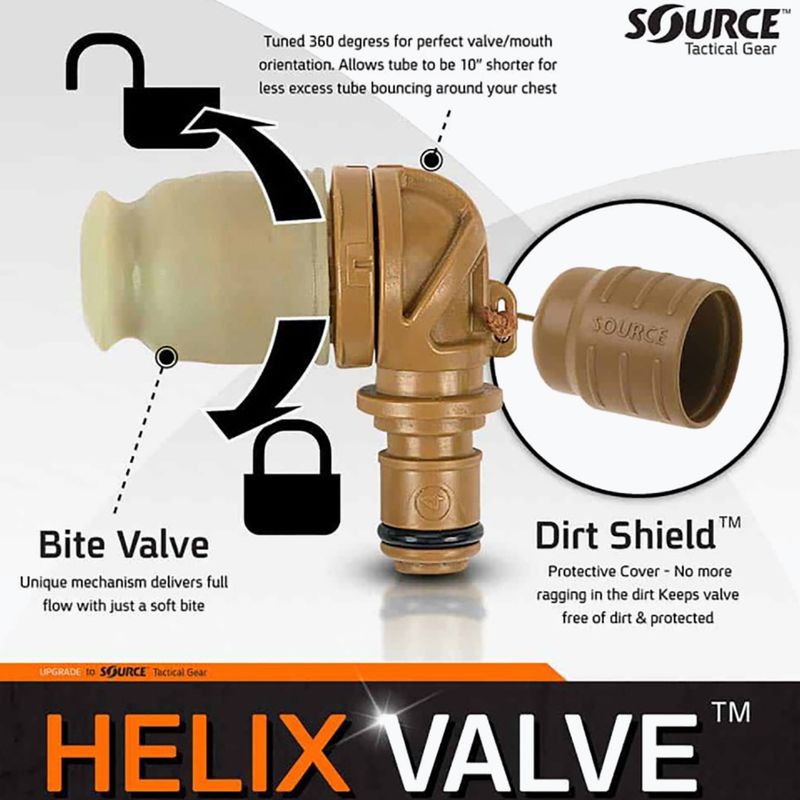 Мундштук для резервуару Source Tactical Helix Valve coyote 2