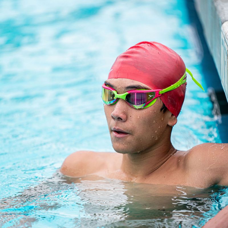 Окуляри для плавання FINIS Hayden orange mirror 2