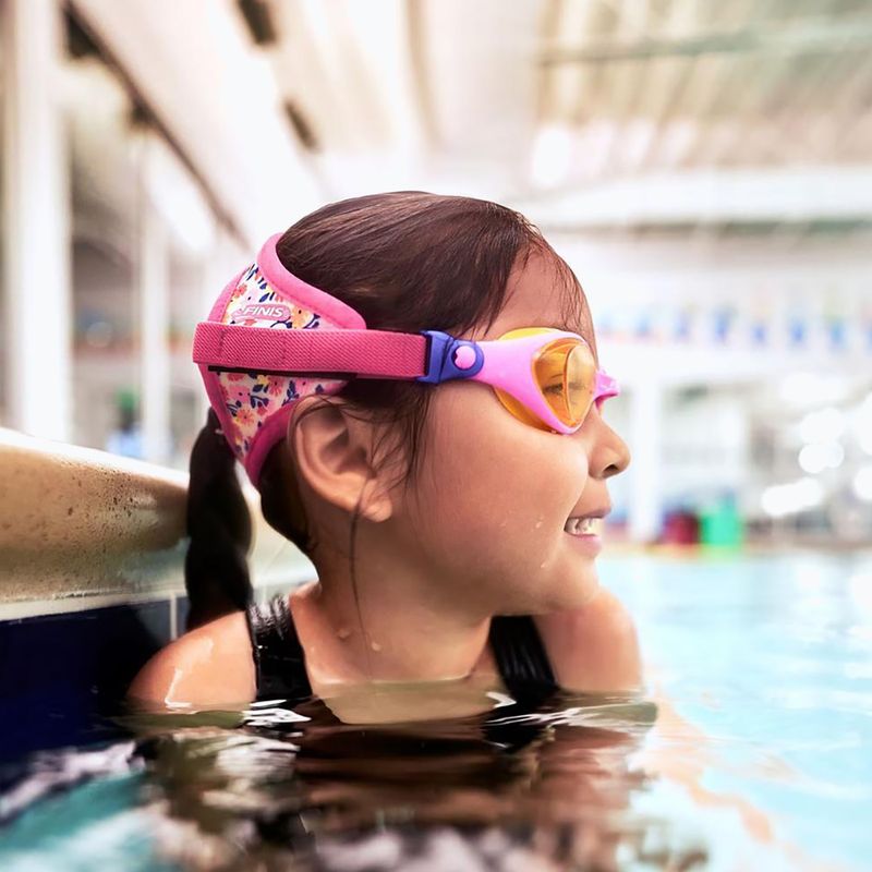 Окуляри для плавання дитячі FINIS DragonFlys Goggles flower power 4