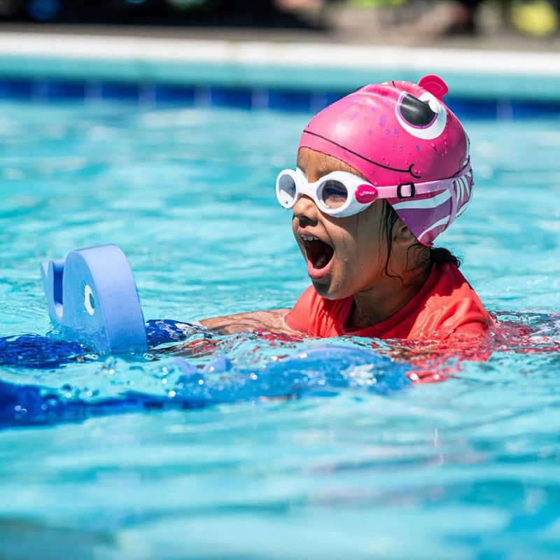 Окуляри для плавання дитячі Finis H3 Goggle white/pink 2