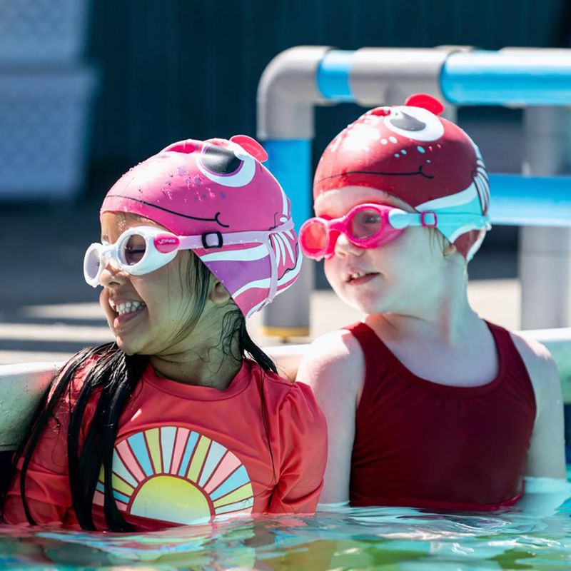 Окуляри для плавання дитячі Finis H3 Goggle white/pink 4