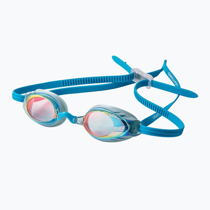 Окуляри для плавання дитячі Finis Lightning Goggles teal mirror